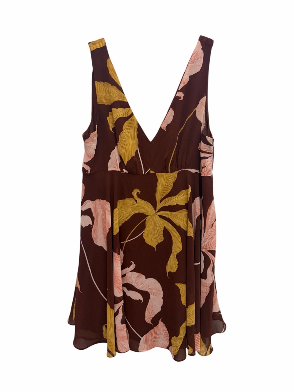 Steve Madden Women’s Maroon Floral Slip Dress